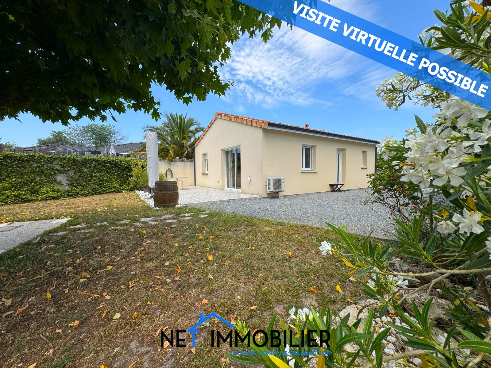 Maison contemporaine 2020 60 m2 habitables + garage / carpor